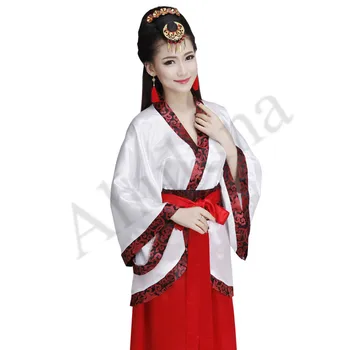Vyrai Moteris Kinų tradiciniai Hanfu kostiumai Princesės scenos apranga Naujųjų metų suaugusiųjų tango kostiumo spektaklis Hanfu Cheongsam C18701