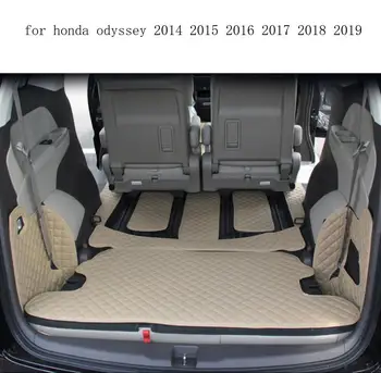 pluošto odinis automobilio bagažinės kilimėlis Honda Odyssey 2014 2015 2016 2017 2018 2019 5d krovininis laineris Cargo Mat automobilių aksesuarai