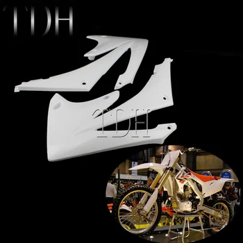 skirta Honda CRF450R CRF250R 2009-13 Supermoto Dirt Bike Radiator Shroud MX Enduro šoninės panelės rėmo apsauginis dangtelis Motocross