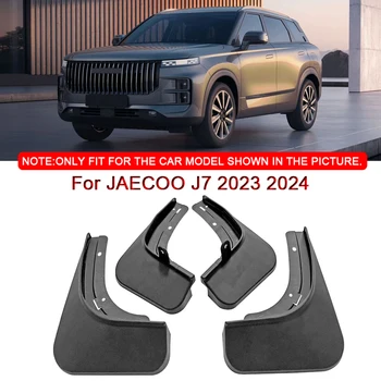 skirta JAECOO J7 2023 2024 Automobilių stilius ABS Purvo sklendės Purslų apsauga Purvasaugiai Purvasaugiai Priekinis galinis sparnas Automobilių priedai