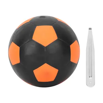 vibruojantis futbolo kamuolys - pripučiamas guminis futbolas su įmontuota baterija