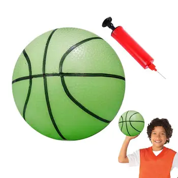Šviečiantis naktinis šviesos kamuolys Šviečiantis švytintis krepšinis Daugkartinio naudojimo stiprus sukibimas Įžiebkite krepšio kamuolį žaidimui viduje ir lauke